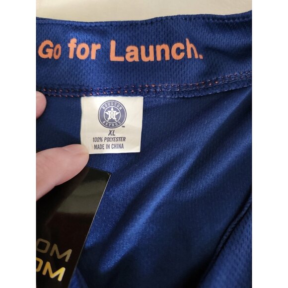 Houston Astros Jersey Mens XL Blue Button Up MLB Baseball Joshua Hader LevelTX - Picture 4 of 9